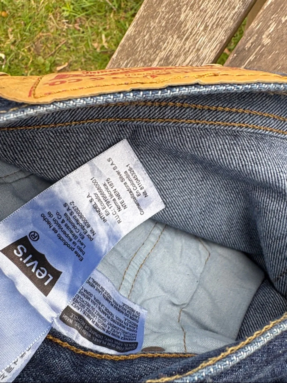 Levi's Men's Dark Blue Straight Jeans